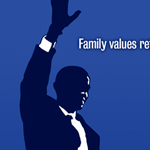 Family Values Obama poster